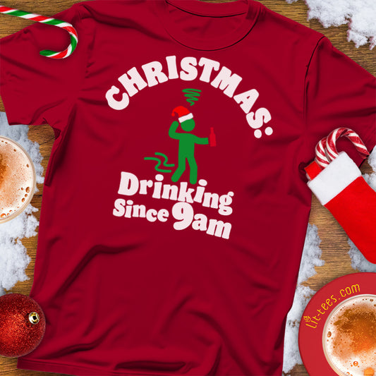 Christmas: Drinking since 9am stagger
