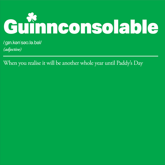 Guinnconsolable St Patrick's Day