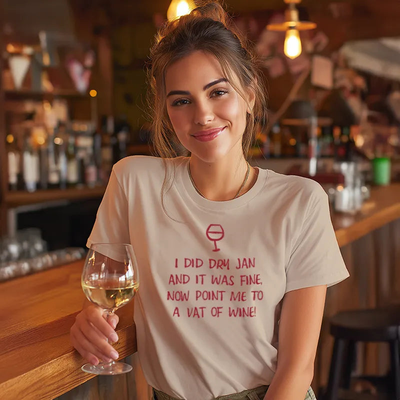 I did Dry January Wine Quatrain