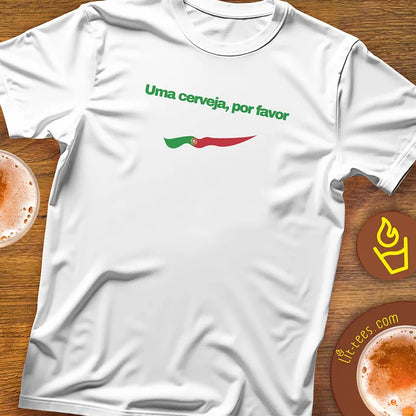 1 beer please in Portuguese: Uma cerveja, por favor