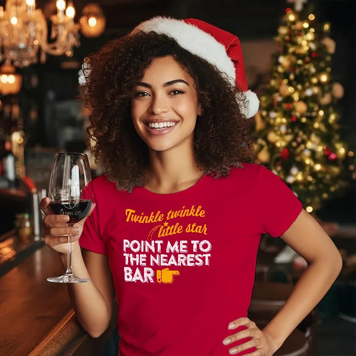 Twinkle twinkle little star - point me to the nearest bar 