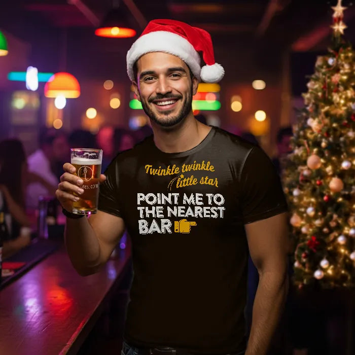 Twinkle twinkle little star - point me to the nearest bar 