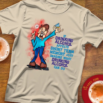 Dude Drinking Alcohol Short Term Memory