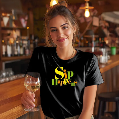 Sip Happens [Typographic]