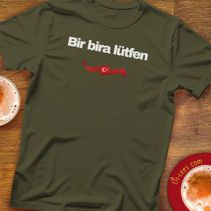1 beer please in Turkish: Bir bira lütfen